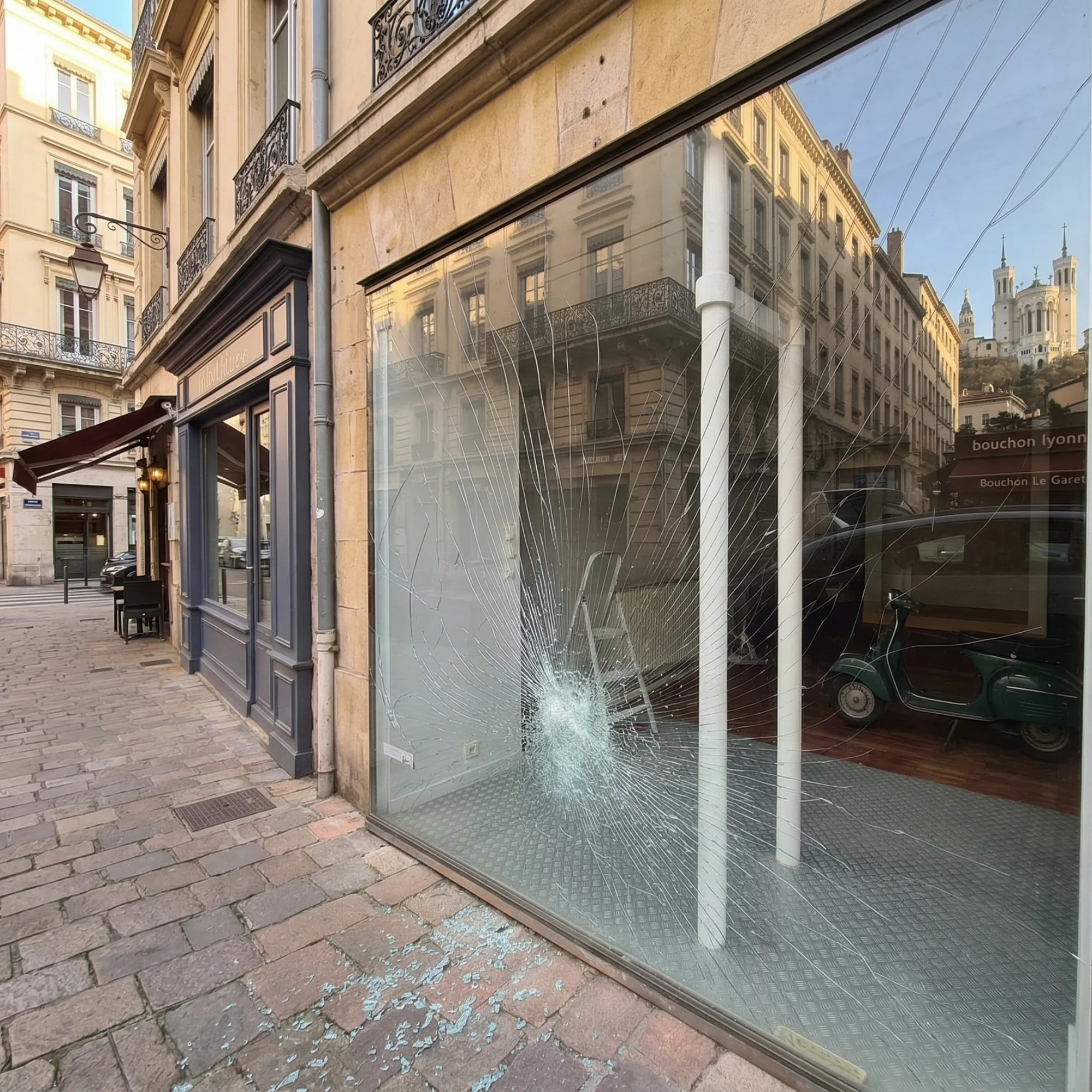 Pose verriere interieure atelier Lyon VTL